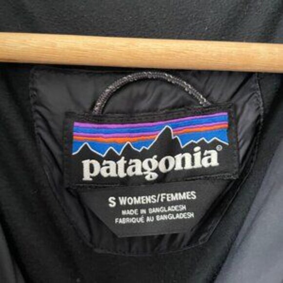 PATAGONIA W's Prow Bomber Jacket in Black | Down winter coat | Size: S - Picture 4 of 9